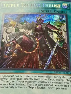 Triple Tactics Thrust | MP24-EN073 | Prismatic Secret Rare | NM | 1st | YuGiOh! - Image 2