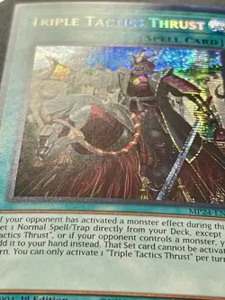 Triple Tactics Thrust | MP24-EN073 | Prismatic Secret Rare | NM | 1st | YuGiOh! - Image 3