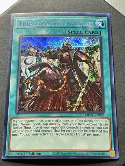 Triple Tactics Thrust | MP24-EN073 | Prismatic Secret Rare | NM | 1st | YuGiOh! - Image 4