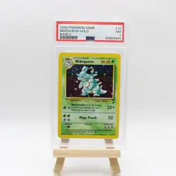 2000 POKEMON BASE SET 2 #12 NIDOQUEEN-HOLO PSA 7 - Image 1