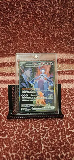 Team Rocket’s Mewtwo ex 231/182 Special Illustration Rare Pokemon NM/MT - Image 2