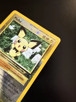Pichu #35 Wotc Promo Reverse Holo Pokemon - Image 3