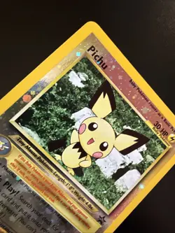 Pichu #35 Wotc Promo Reverse Holo Pokemon - Image 4