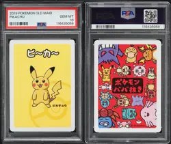 2019 Pokemon Babanuki Old Maid Pikachu PSA 10 GEM MINT – Japanese Exclusive - Image 1