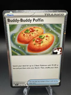 Buddy-Buddy Poffin Cosmo Holo Pokemon Play! Prize Pack Series 5 Promo Stamp - NM - Image 1