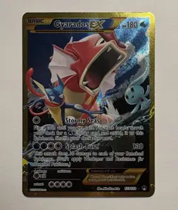 Pokemon Gyarados EX 123/122 Breakpoint Secret Rare, Played, see description - Image 1