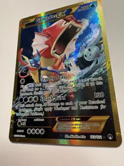 Pokemon Gyarados EX 123/122 Breakpoint Secret Rare, Played, see description - Image 2
