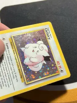 Clefairy 5/102 Pokemon Base Set 1999 Unlimited Holo Rare (Spanish) - Image 4