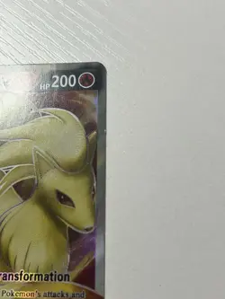 Pokemon Ninetales V 177/192 Swsh02: Rebel Clash Ultra Rare Full Art Holo 200 HP - Image 2