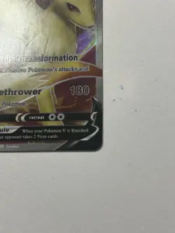 Pokemon Ninetales V 177/192 Swsh02: Rebel Clash Ultra Rare Full Art Holo 200 HP - Image 3