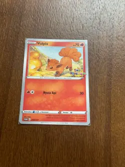 Pokemon TCG Bahasa Indonesia Language Vulpix Toys Kingdom Promo 234/S-P - Image 1