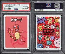 2019 Pokemon Babanuki Old Maid Charmander PSA 10 GEM MINT – Japanese Exclusive - Image 1