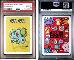 2019 Pokemon Babanuki Old Maid Bulbasaur PSA 10 GEM MINT – Japanese Exclusive - Image 1
