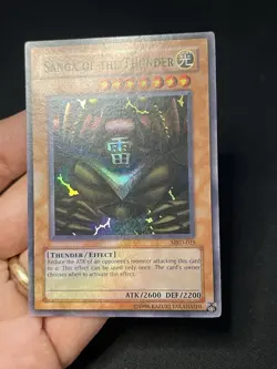 Sanga of the Thunder MRD-025 Super Rare Yugioh Misprint Foil Bleed - Image 2