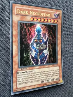 Yugioh Dark Necrofear 1st Edition Ultra Rare LON-065 NM - Image 3