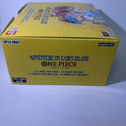 One Piece TCG: Adventure on Kami's Island Booster Box OP15 English - Unsealed - Image 3