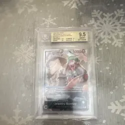 One Piece CCG 500 Years Jewelry Bonney Leader Alt Art BGS 9.5 OP07-019 2024 - Image 1