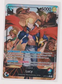 LUCY OP15-002 LEADER ONE PIECE ADVANTURE ON KAMIS ISLAND ALTERNATE ART - Image 1