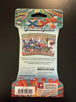 Pokemon Furious Fists 10-Card Sealed Sleeved Booster Pack Mega Lucario - Image 2