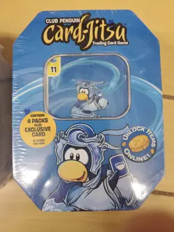 Club Penguin Card Jitsu Water Window Tin - Image 2