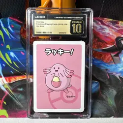 Chansey - CGC PRISTINE 10 - Old Maid Playing Cards - Pokemon TCG 2019 - Image 1