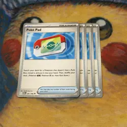 Pokemon TCG x4 Poke Pad Pokemon Cards Perfect Order NM playset ME03 081/088 - Image 1