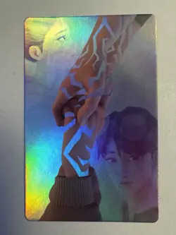 McDonald's Kpop Demon Hunter Card Rumi & Jinu Hands Holo Ultra Rare & Top Loader - Image 1