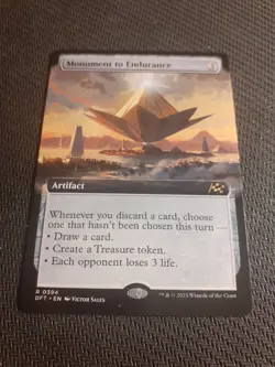Monument to Endurance - DFT - 394 - Extended Art - NM - MTG - Image 1