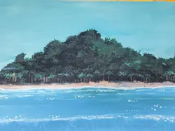 Tropical Island Play Mat MTG Playmat SIGNED Jesper Myrfors Wizards Of The Coast - Image 2