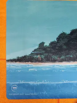 Tropical Island Play Mat MTG Playmat SIGNED Jesper Myrfors Wizards Of The Coast - Image 4