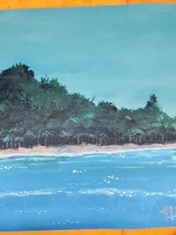 Tropical Island Play Mat MTG Playmat SIGNED Jesper Myrfors Wizards Of The Coast - Image 5