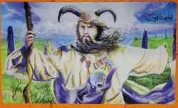 Angus Mackenzie Play Mat MTG Playmat SIGNED Byron Mutt Wackwiz Wizards - Image 1