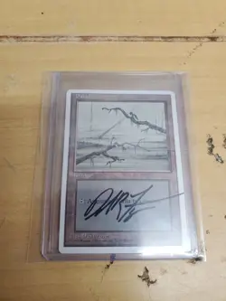 BLACK LOTUS MTG Sketch (Purple/Yellow) Dan Frazier Art Artist Proof SIGNED SWAMP - Image 3