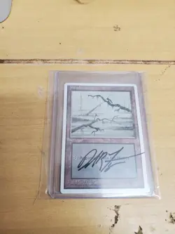 BLACK LOTUS MTG Sketch (Purple/Yellow) Dan Frazier Art Artist Proof SIGNED SWAMP - Image 4