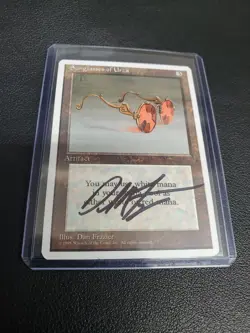 MTG BLACK LOTUS Sketch Dan Frazier Altered Art Magic Artist Proof SIGNED. - Image 2