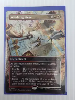 Windcrag Siege (Borderless) #392 (Foil) Tarkir Dragonstorm TDM - Image 1