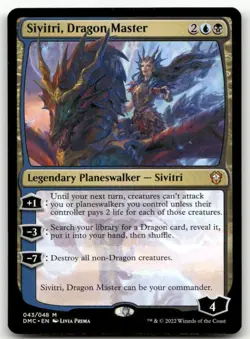 Sivitri, Dragon Master #43 (NM) Dominaria United DMC Magic MTG - Image 1