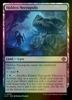 MTG Hidden Necropolis Foil ** The Lost Caverns of Ixalan ** English (NM) - Image 1
