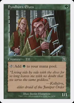 MTG Fyndhorn Elves ** Deckmasters ** English (NM) - Image 1