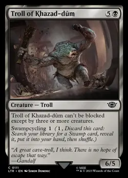 MTG Troll of Khazad-dum ** The Lord of the Rings ** English (NM) - Image 1