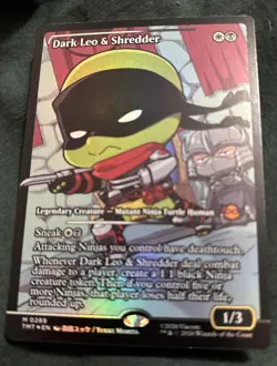 Dark Leo & Shredder (Showcase) Teenage Mutant Ninja Turtles Foil - Image 1