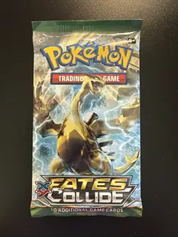 Pokemon Fates Collide Trading Cards Lugia Artwork FactorySealed Booster Pack 820650801143 - Image 1