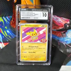 Pikachu 190/SV-P Batik Shirt - CGC Gem Mint 10 - S&V Promos - Pokemon TCG 2024 - Image 1