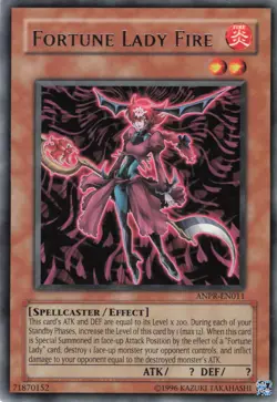 Yugioh Fortune Lady Fire ANPR-EN011 Rare NM - Image 1