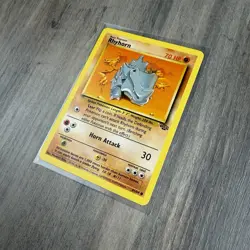 Pokemon TCG Rhyhorn Jungle 61/64 Regular Unlimited Common - Image 2