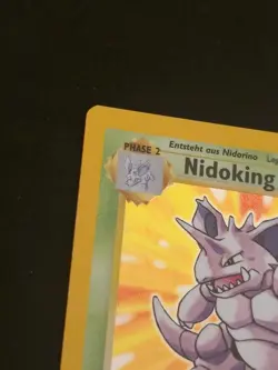 Nidoking 1st Edition Base Set GERMAN Holo Rare 11/102 Pokemon Card - Image 2