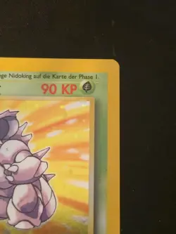 Nidoking 1st Edition Base Set GERMAN Holo Rare 11/102 Pokemon Card - Image 3