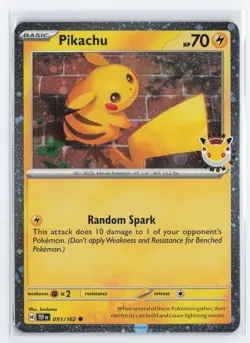 Pikachu (Pokemon Day 2026) 051/162 Miscellaneous Cards & Products Common DMG - Image 1
