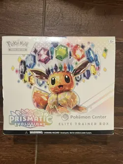 Prismatic Evolutions Pokemon Center Elite Trainer Box PC ETB Sealed - DESC DMG - Image 1