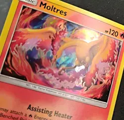 Moltres 38/214 Cracked Ice Holo SM Lost Thunder Theme Deck Exclusive NM - Image 3